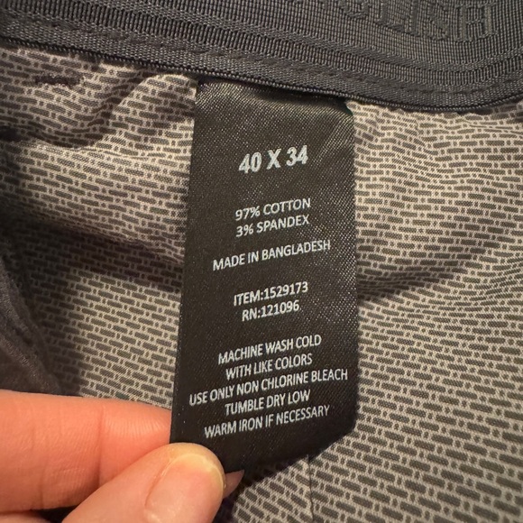 Men’s Dark Gray English Laundry Pants - Picture 3 of 6